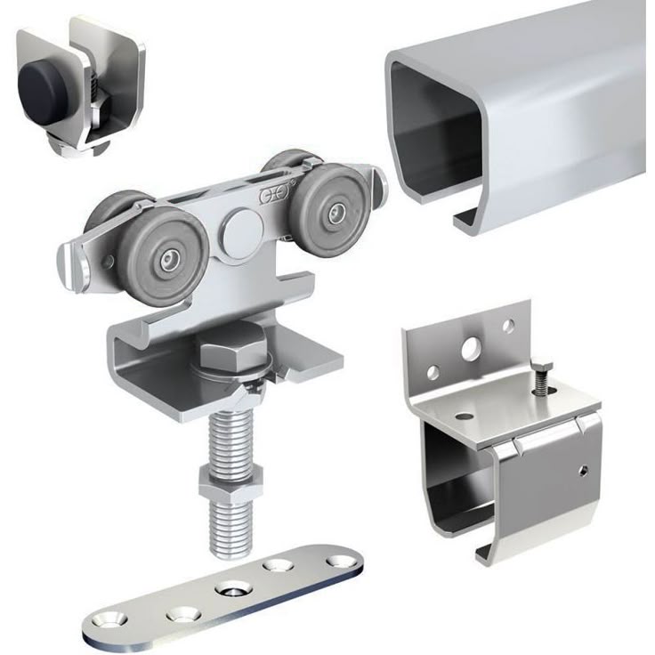 Rel Track Aluminium, Door Closer & Aksesoris